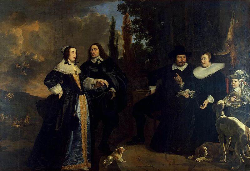 Bartholomeus van der Helst Portrait of a Family Sweden oil painting art